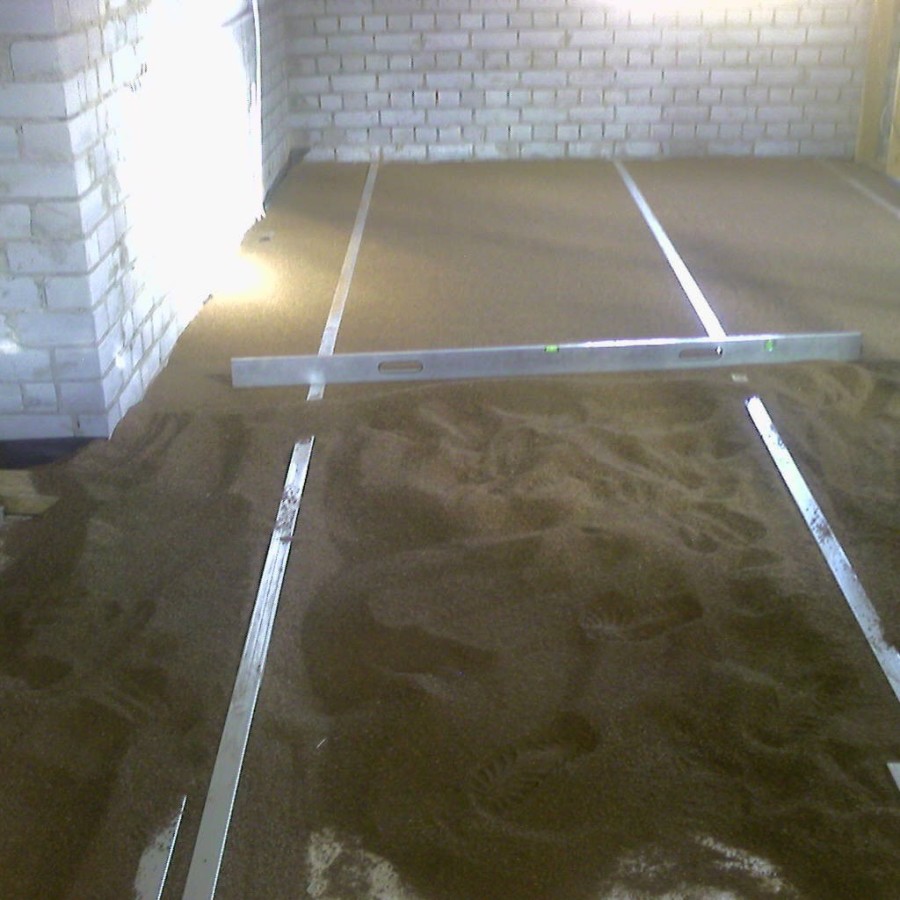 Направляющие для стяжки пола крыши, трубы